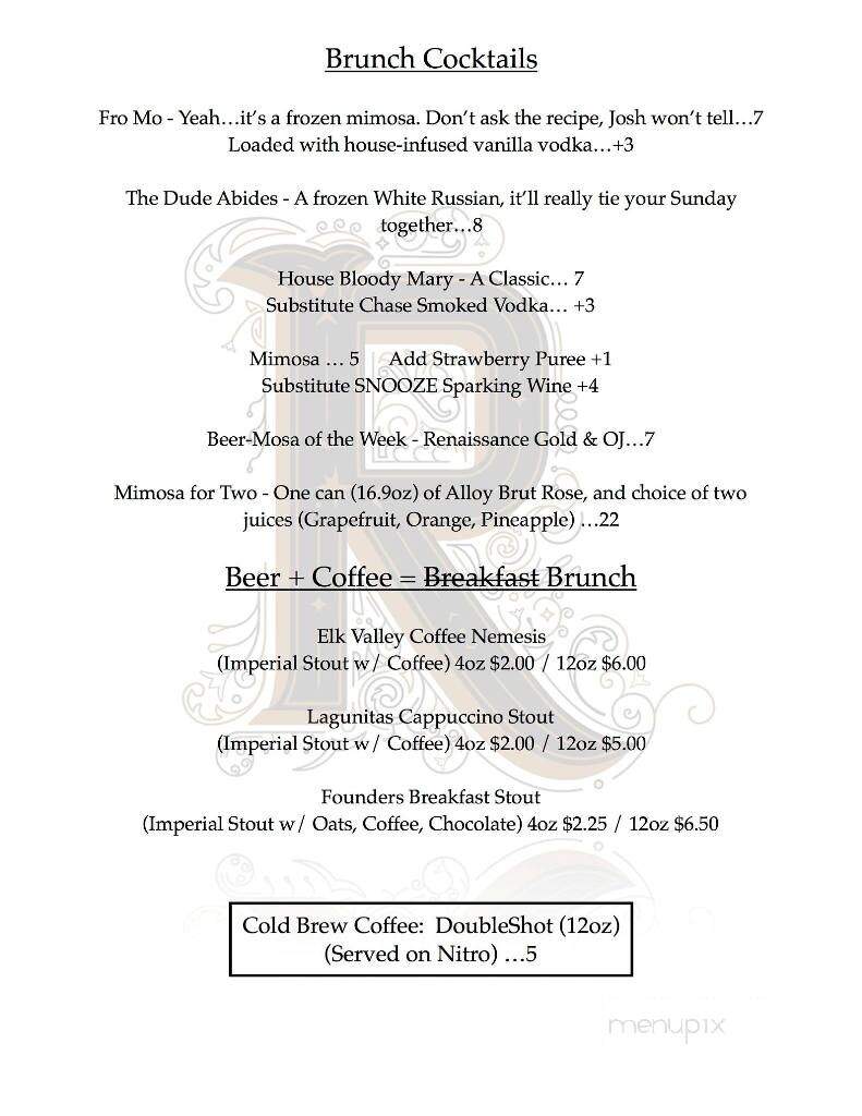 Roosevelt's - Tulsa, OK menu_pic