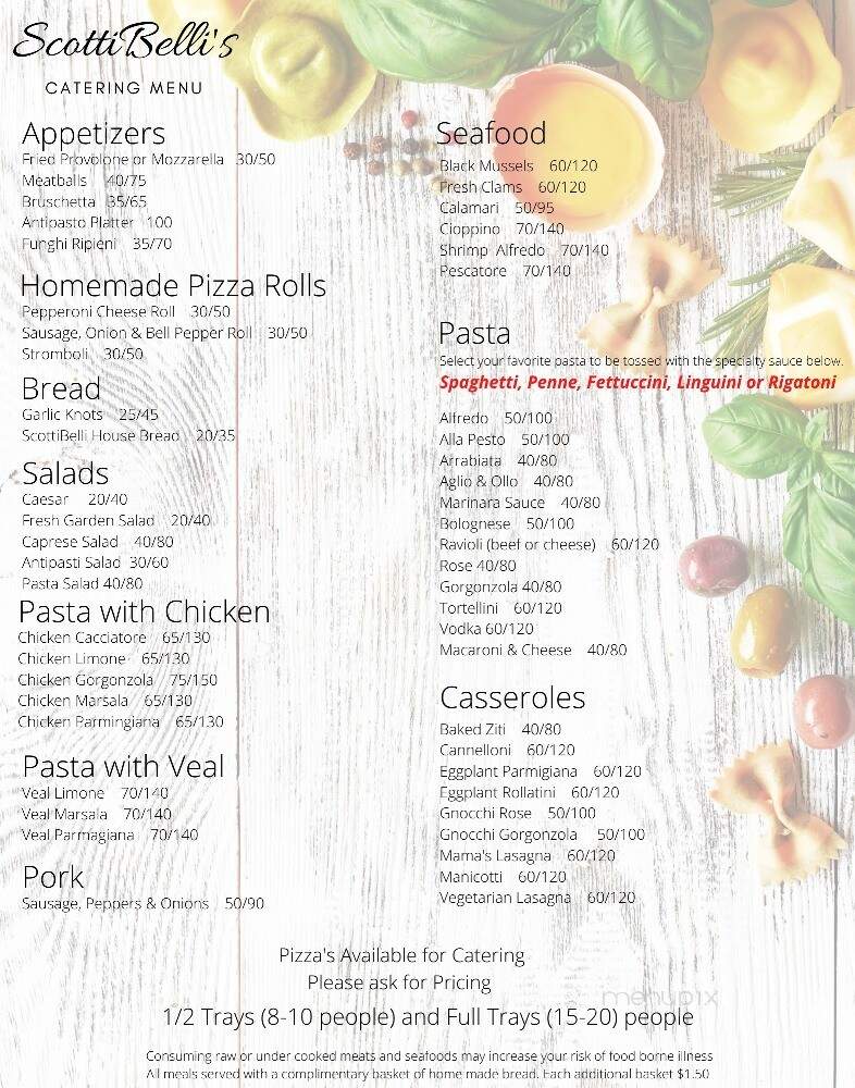 Scottibelli's - Kalispell, MT menu_pic