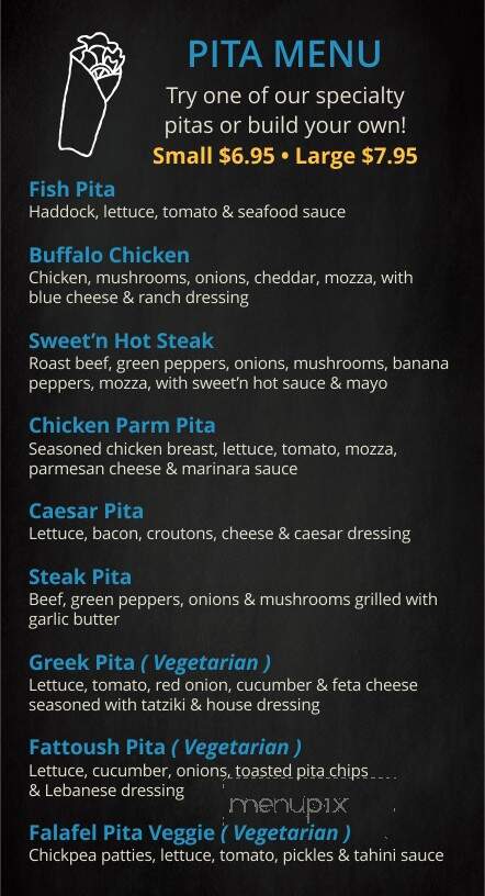 Jake's Diner Pizzeria & Deli - Yarmouth, NS menu_pic