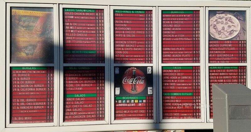 Mike's Hamburgers - La Mirada, CA menu_pic