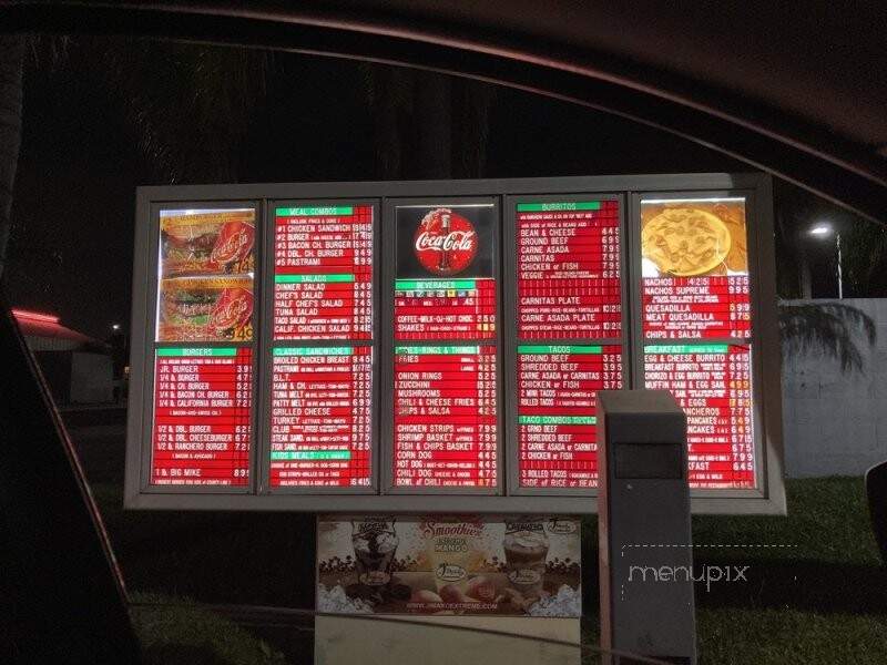 Mike's Hamburgers - La Mirada, CA menu_pic