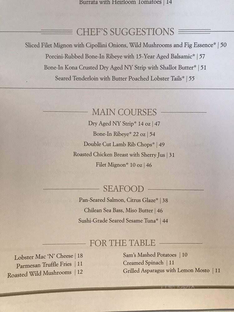 The Capital Grille - Lyndhurst, OH menu_pic