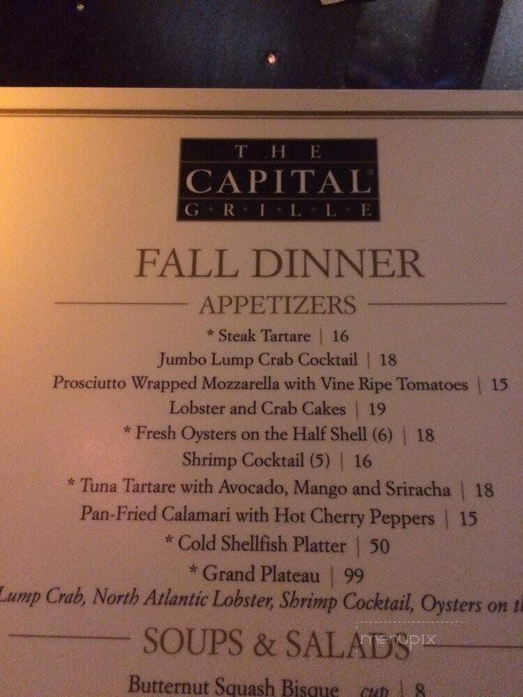 The Capital Grille - Lyndhurst, OH menu_pic