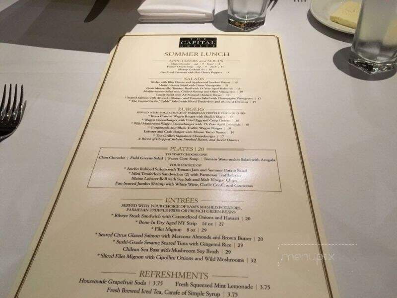 The Capital Grille - Lyndhurst, OH menu_pic