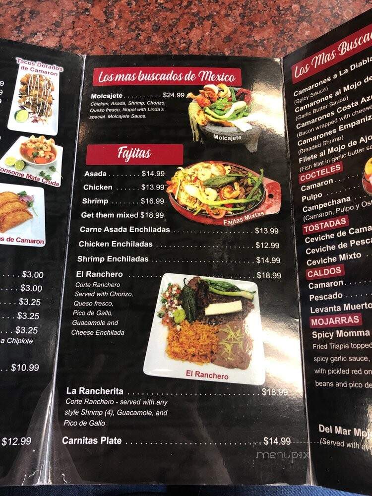 Miche Linda's Mexican Grill - Upland, CA menu_pic