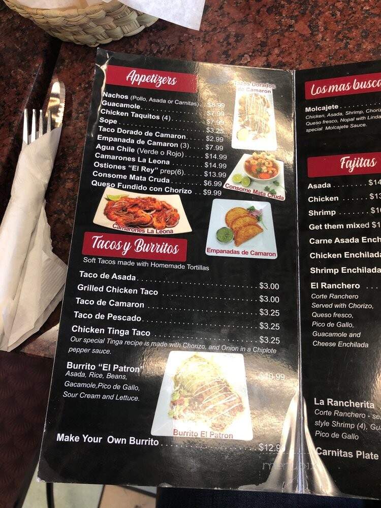 Miche Linda's Mexican Grill - Upland, CA menu_pic