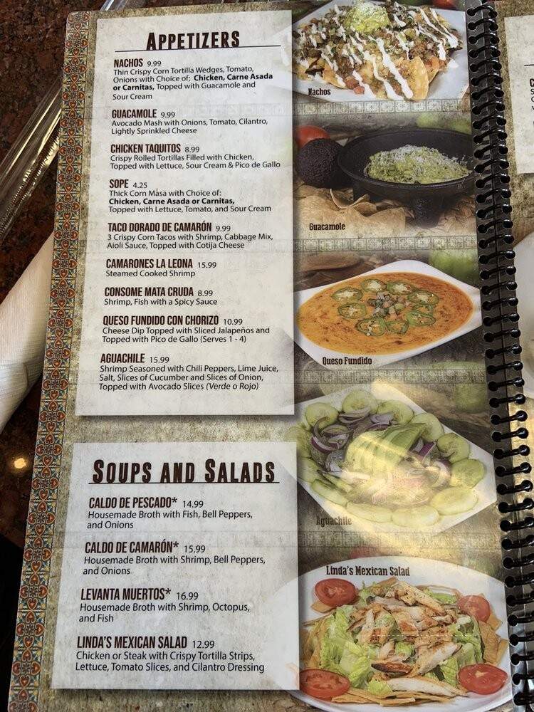 Miche Linda's Mexican Grill - Upland, CA menu_pic