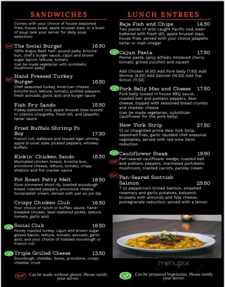 Alpine Social - Alpine, CA menu_pic