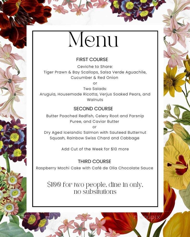 La Onda - Fort Worth, TX menu_pic