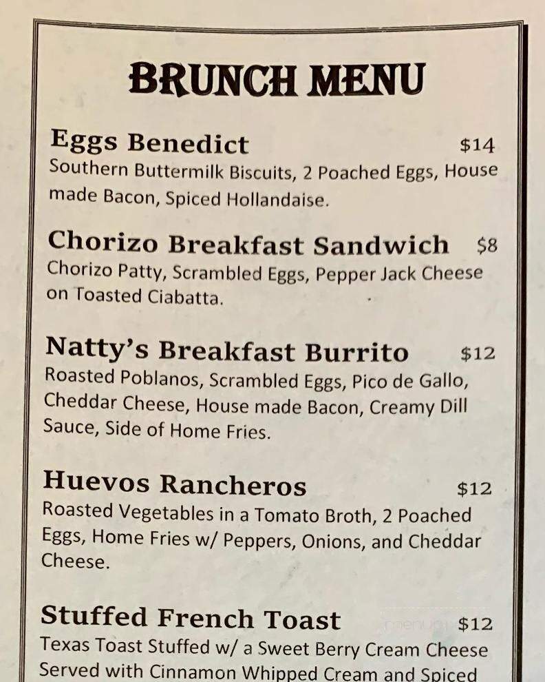Natty Bumppo's - Cooperstown, NY menu_pic