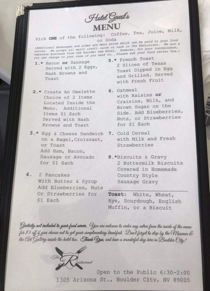 Ramblin Roads - Layton, UT menu_pic