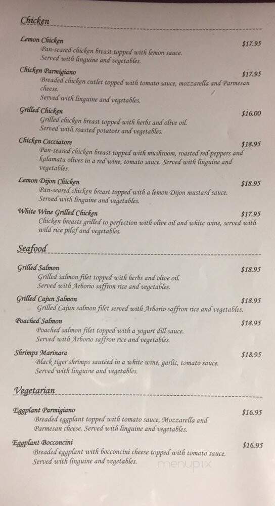 Oregano Pizza & Pasta - Richmond Hill, ON menu_pic