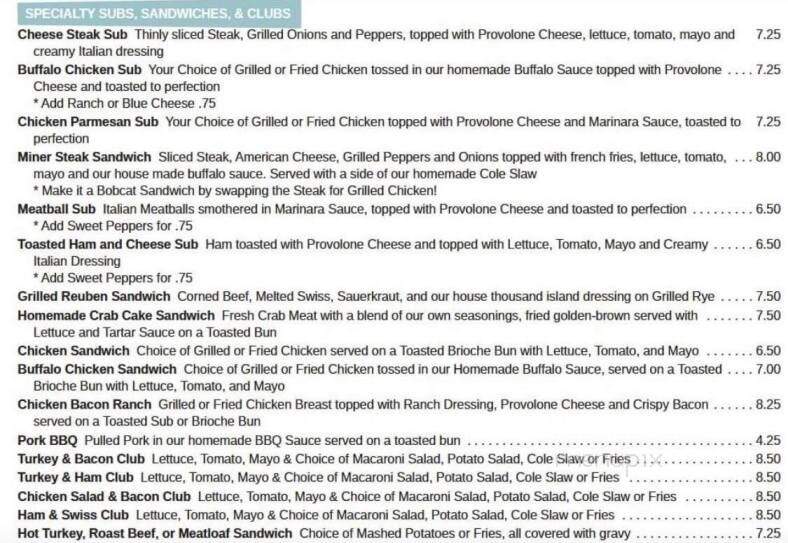 Princess Restaurant - Frostburg, MD menu_pic