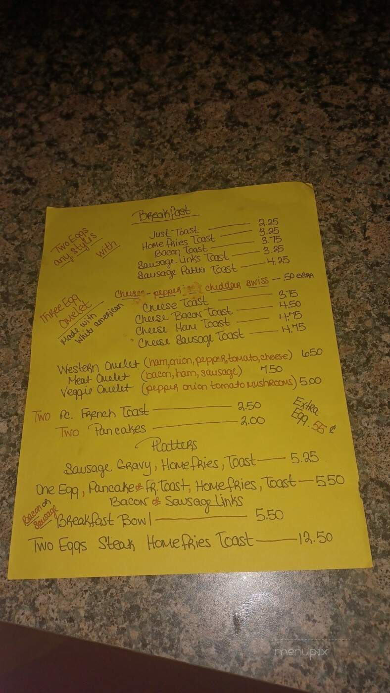 Gus & Ted's Tavern - Waynesboro, PA menu_pic