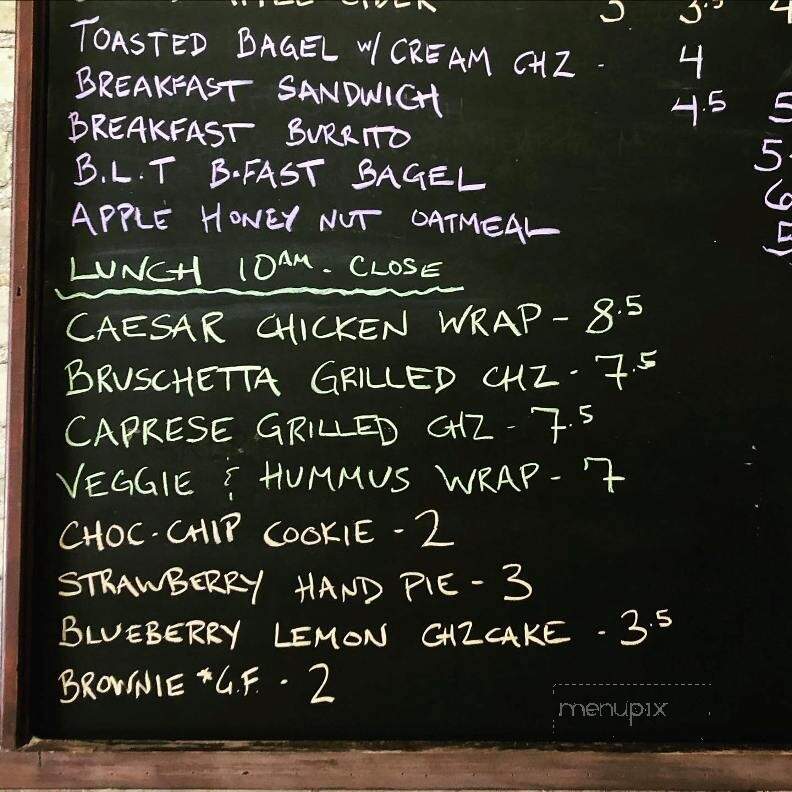 Alley Cat Coffeehouse - Hortonville, WI menu_pic