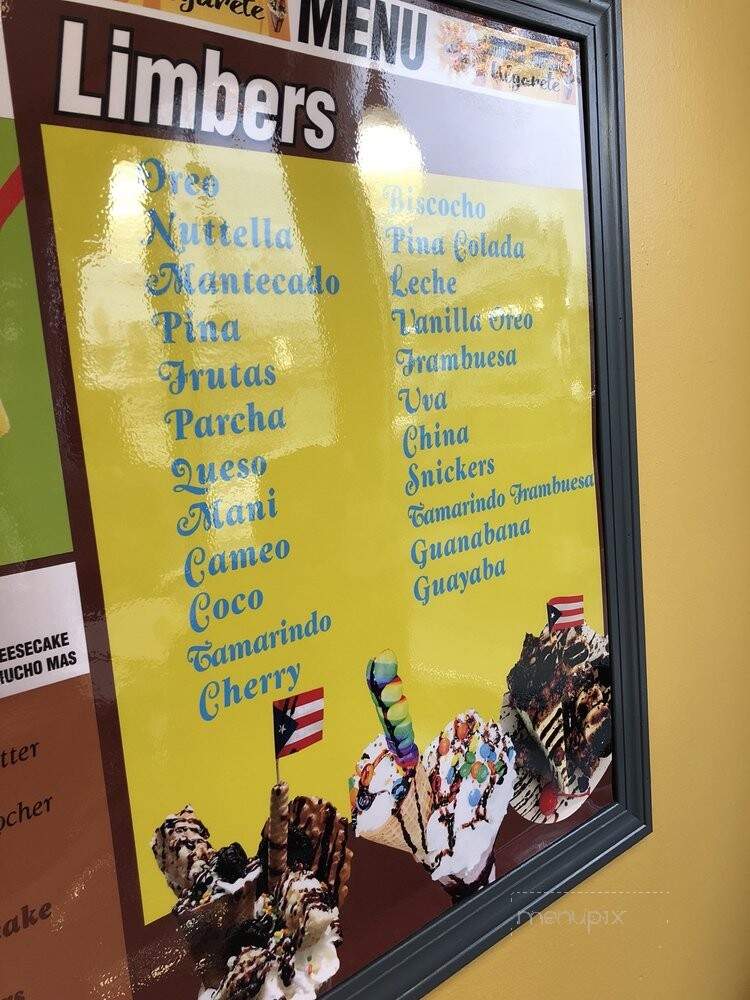 Limberia Tropical Algarete - Willimantic, CT menu_pic