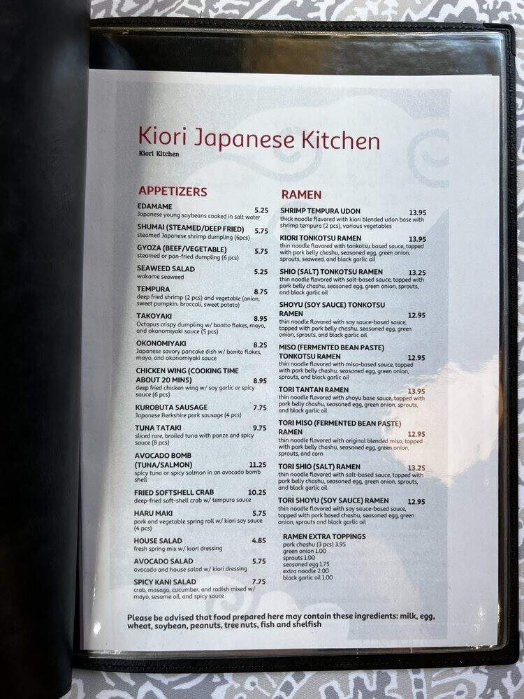 Kiori Kitchen - Morris Plains, NJ