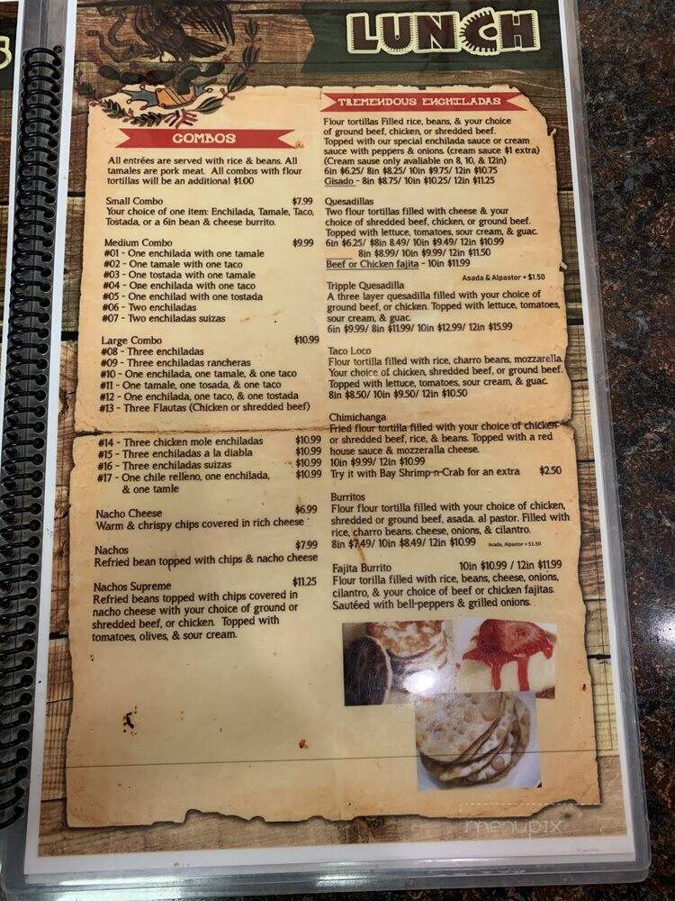 Checo's Restaurant - Othello, WA menu_pic