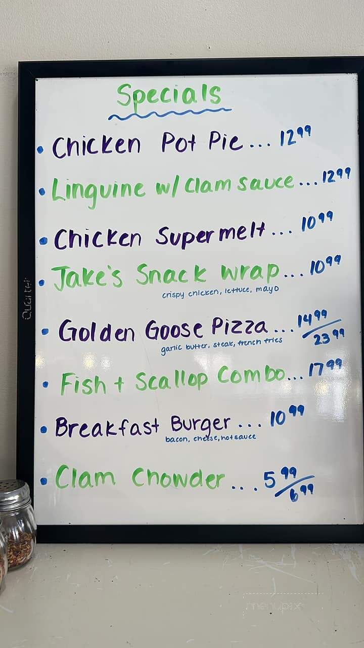 Pizzaria 101 & Family - Pomfret Center, CT menu_pic