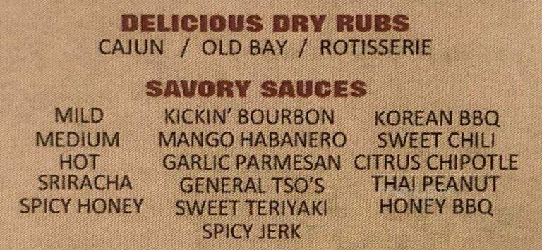 The Warehouse Tavern & Grill - East Stroudsburg, PA menu_pic