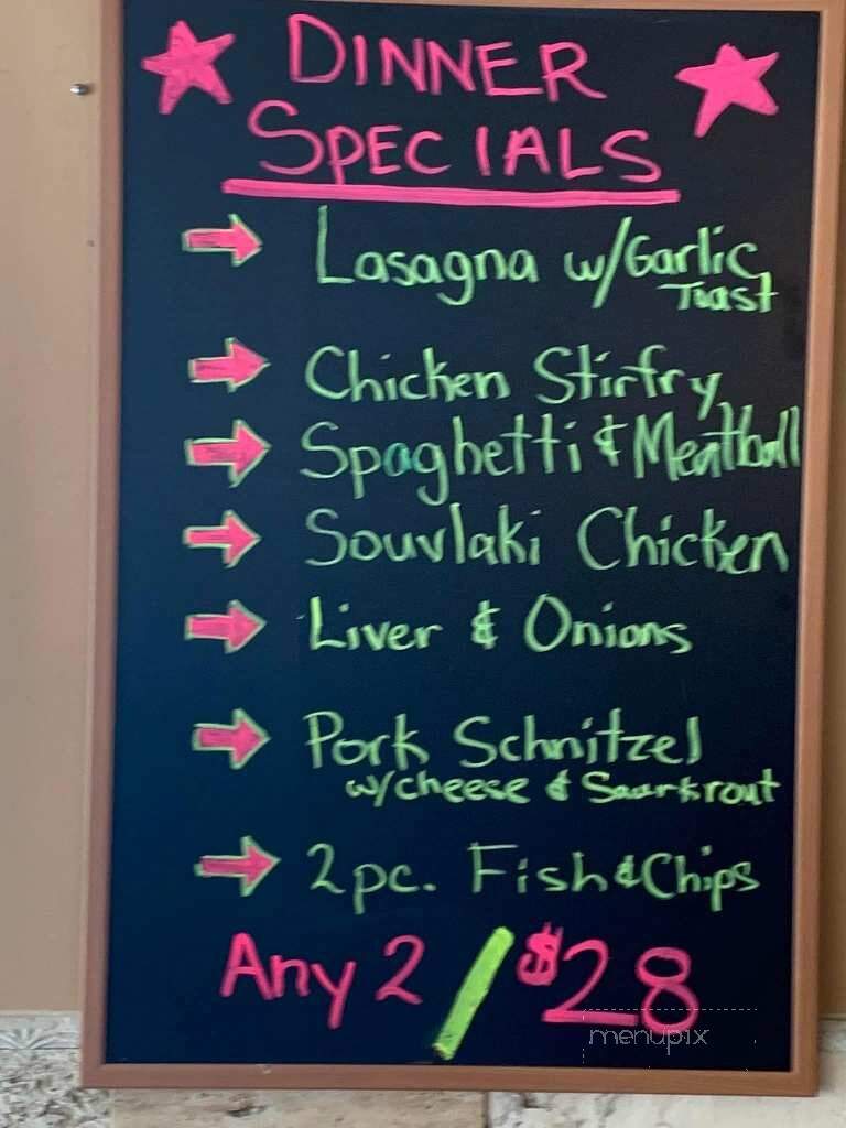 ZAZ Bistro - Cambridge, ON menu_pic
