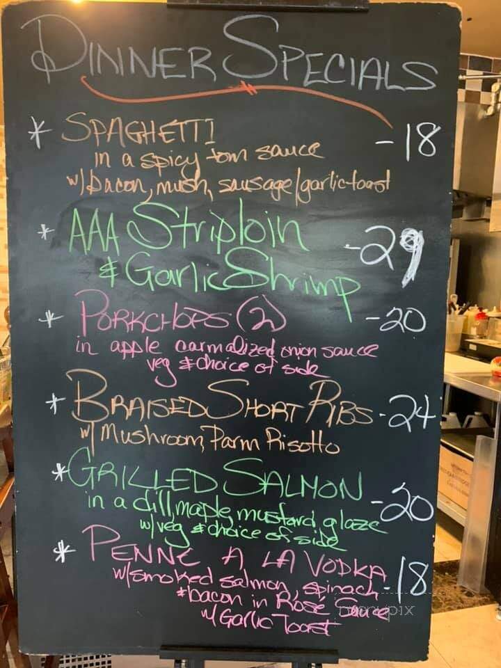 ZAZ Bistro - Cambridge, ON menu_pic