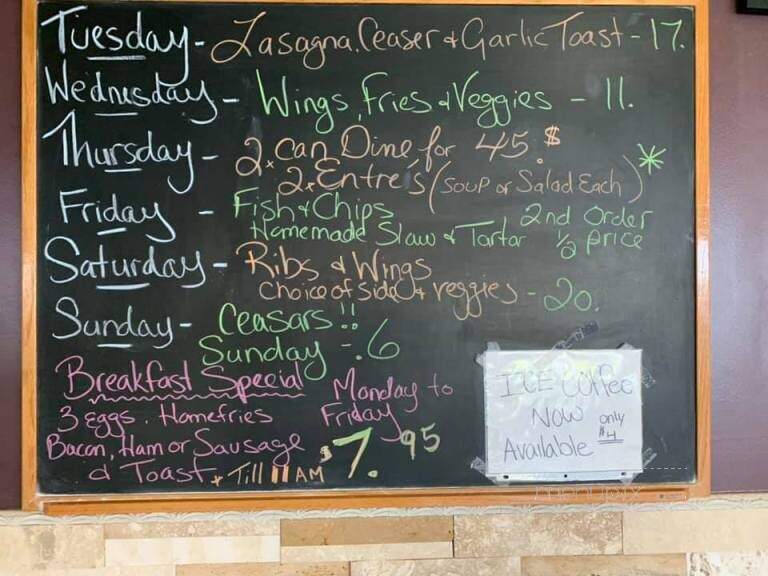 ZAZ Bistro - Cambridge, ON menu_pic