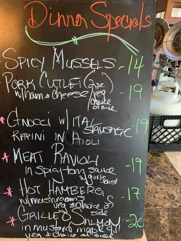 ZAZ Bistro - Cambridge, ON menu_pic