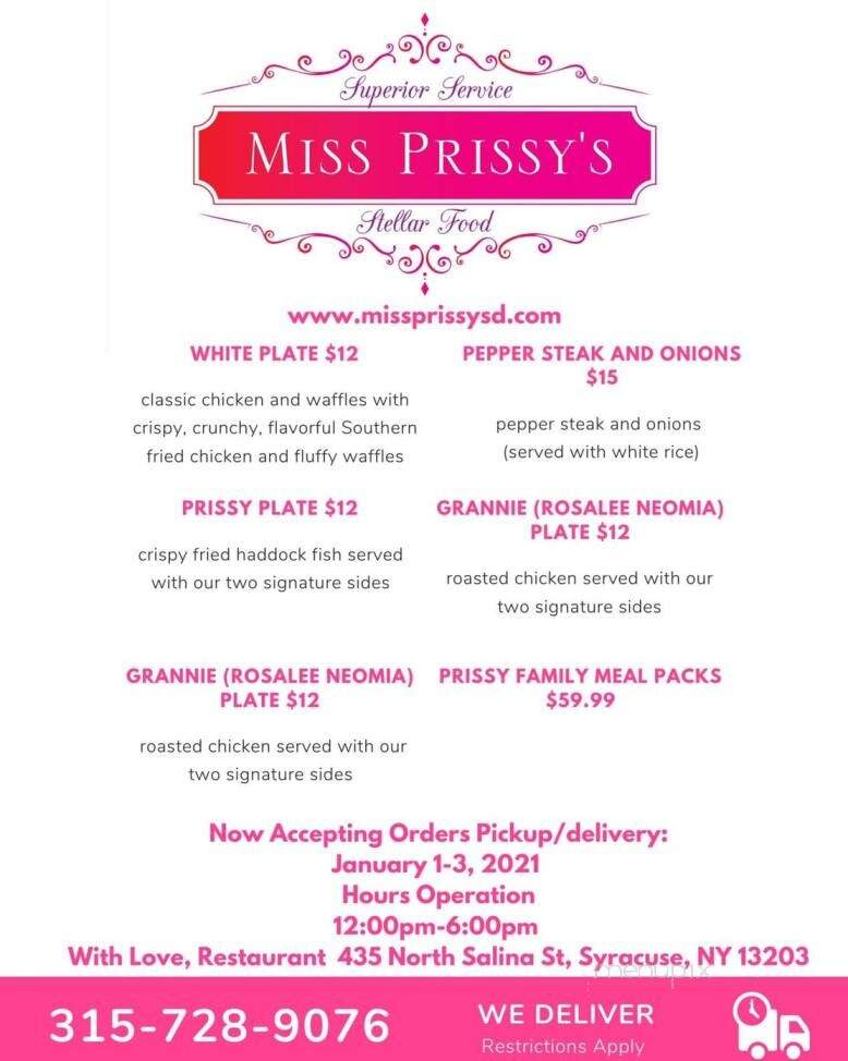 Miss Prissy's - Syracuse, NY