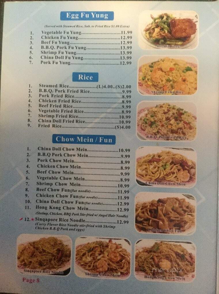 China Doll - Red Bluff, CA menu_pic