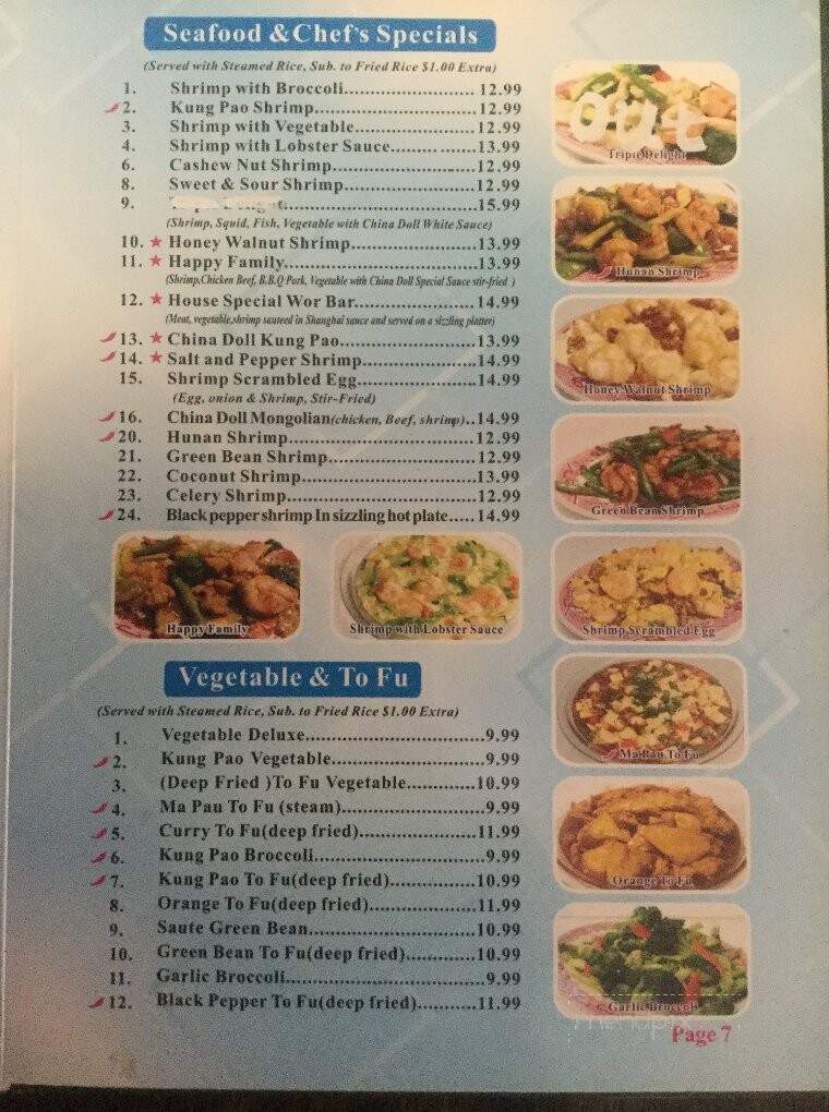 China Doll - Red Bluff, CA menu_pic