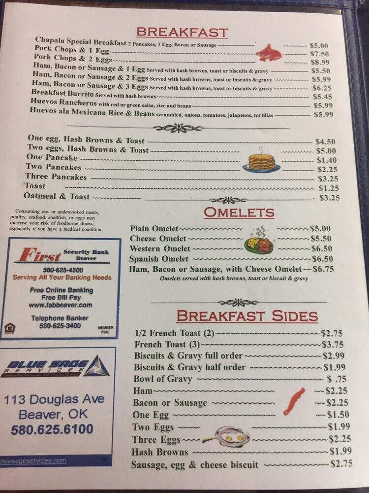 Chapala Restaurant - Beaver, OK