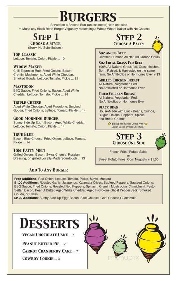 The Top - Gainesville, FL menu_pic