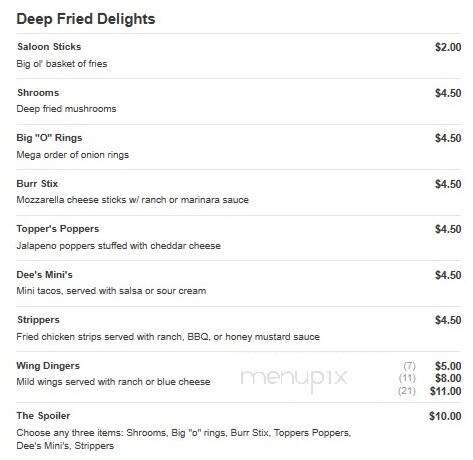 AJ Bailey's - Bay City, MI menu_pic