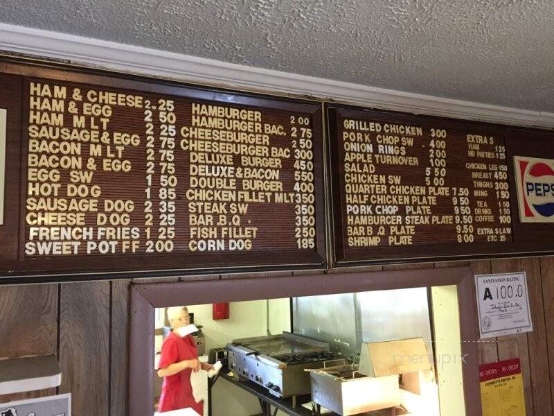 Johnny's Sandwich Shop - Fair Bluff, NC menu_pic