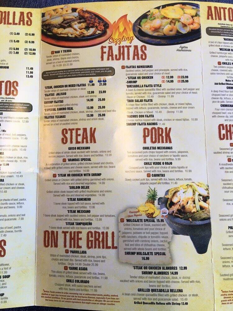 El Metate 3 - Soddy Daisy, TN menu_pic