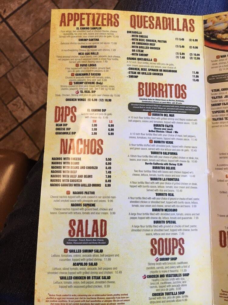 El Metate 3 - Soddy Daisy, TN menu_pic