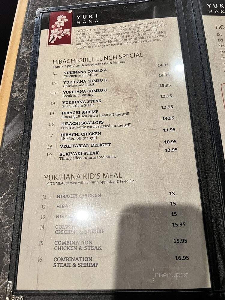 Yukihana Japansese Steak - Yorktown, VA