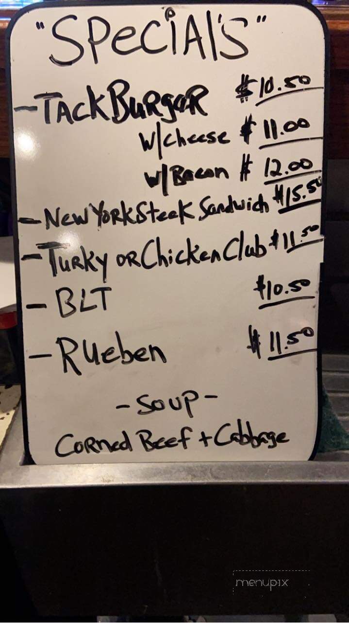 Tack Room Restaurant & Bar - Penn Valley, CA menu_pic