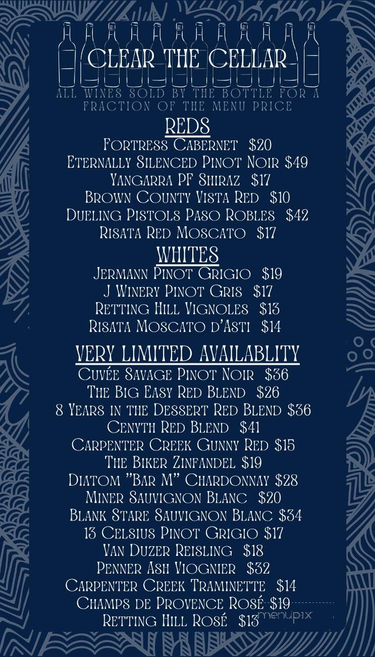 Schymik's Kitchen - Evansville, IN menu_pic