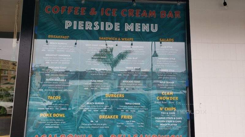 Pierside Marketplace - Pismo Beach, CA menu_pic