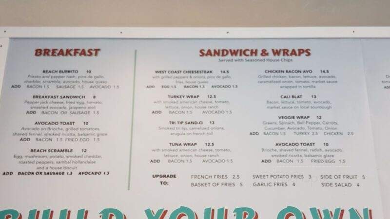 Pierside Marketplace - Pismo Beach, CA menu_pic