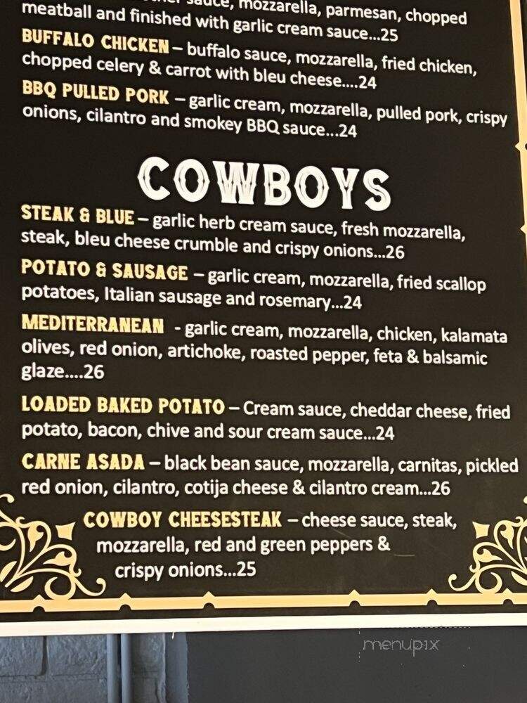 Cowboy Pizza - Cave Creek, AZ menu_pic