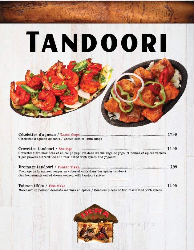 Dera - Montreal, QC menu_pic