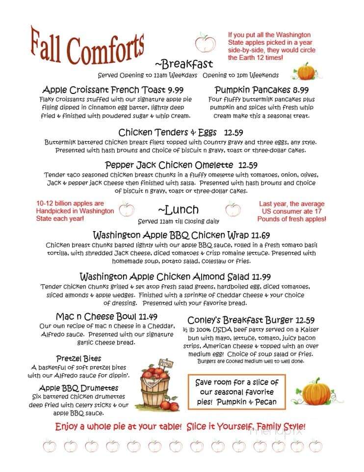 Conley's Place Restaurant - Spokane Valley, WA menu_pic