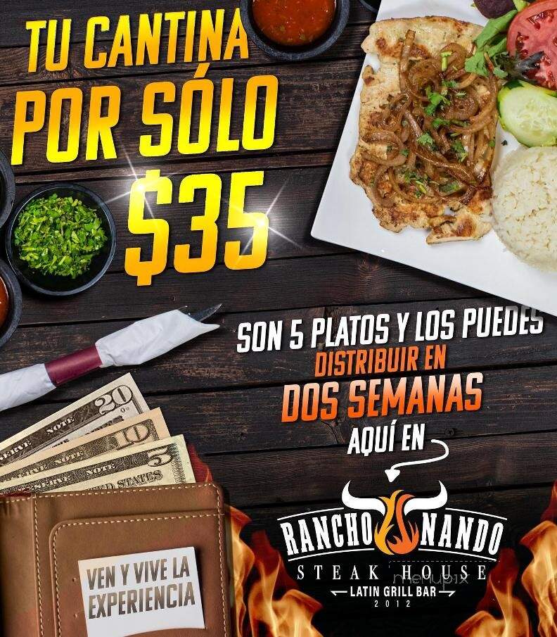 Rancho Nando Steak House - Lauderhill, FL menu_pic