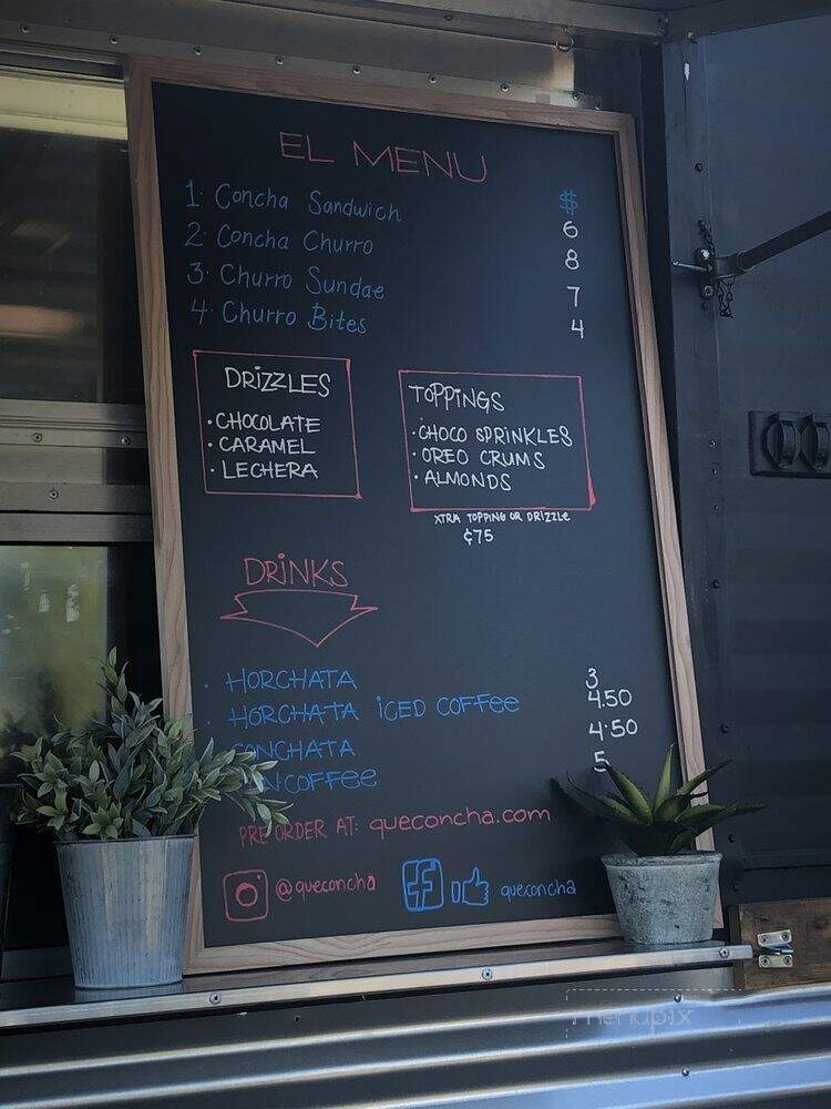 Que Concha - Visalia, CA menu_pic