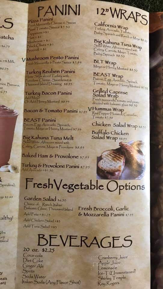 Wicked Loft - Whitman, MA menu_pic
