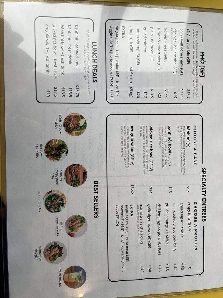 Viet Citron - Burlington, MA menu_pic