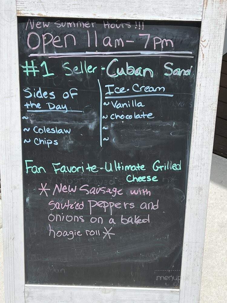 Sebastian Train Depot - Sebastian, FL menu_pic